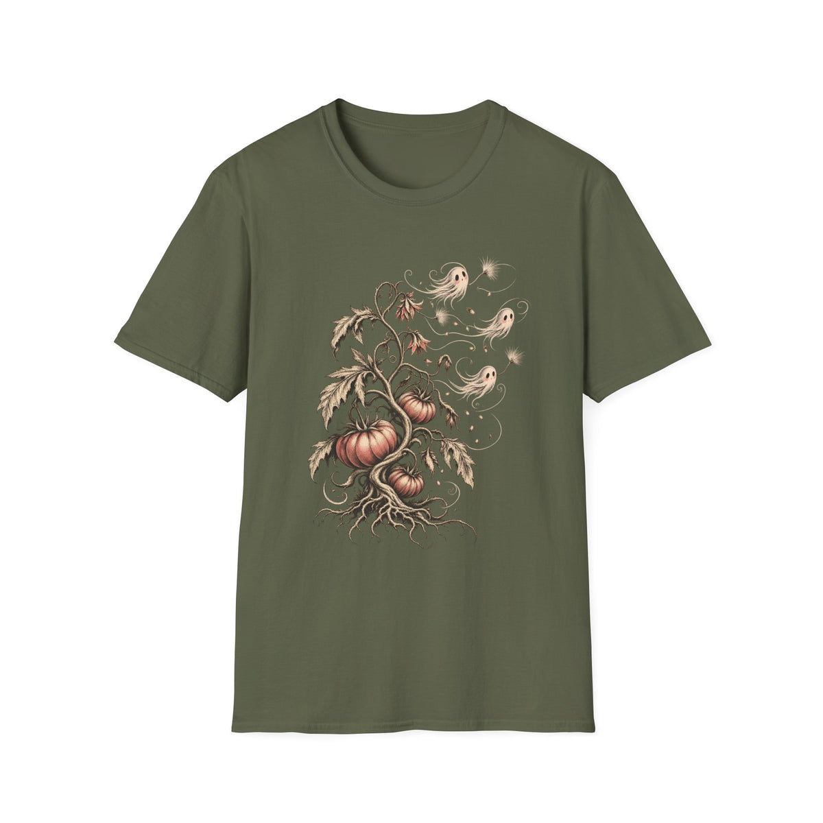 Ghosts & Pumpkin Halloween Tee