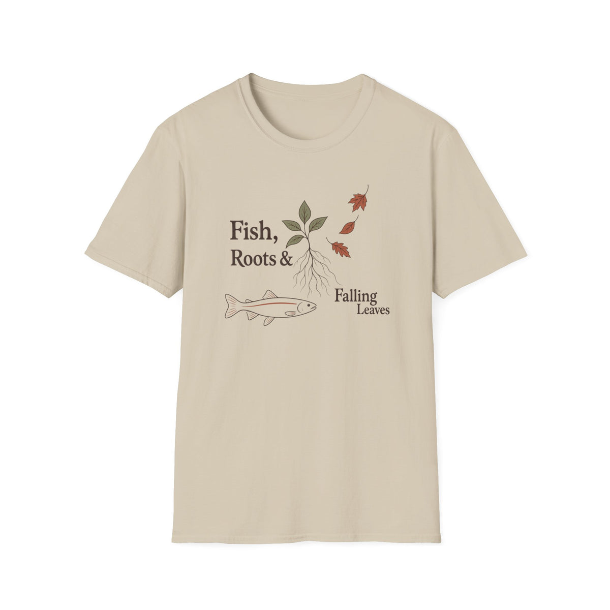 Fish, Roots & Falling Leaves T-Shirt