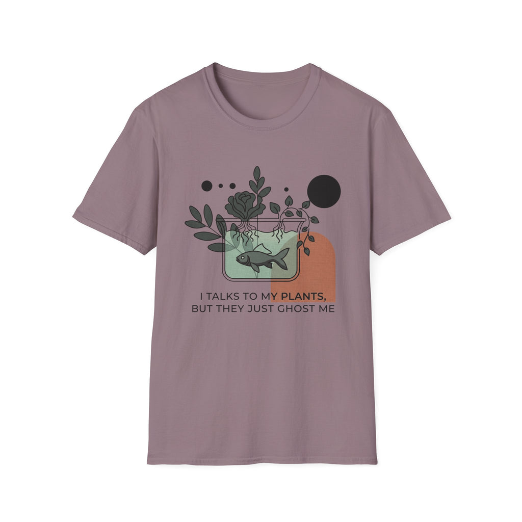 Plant & Fish Graphic T-Shirt