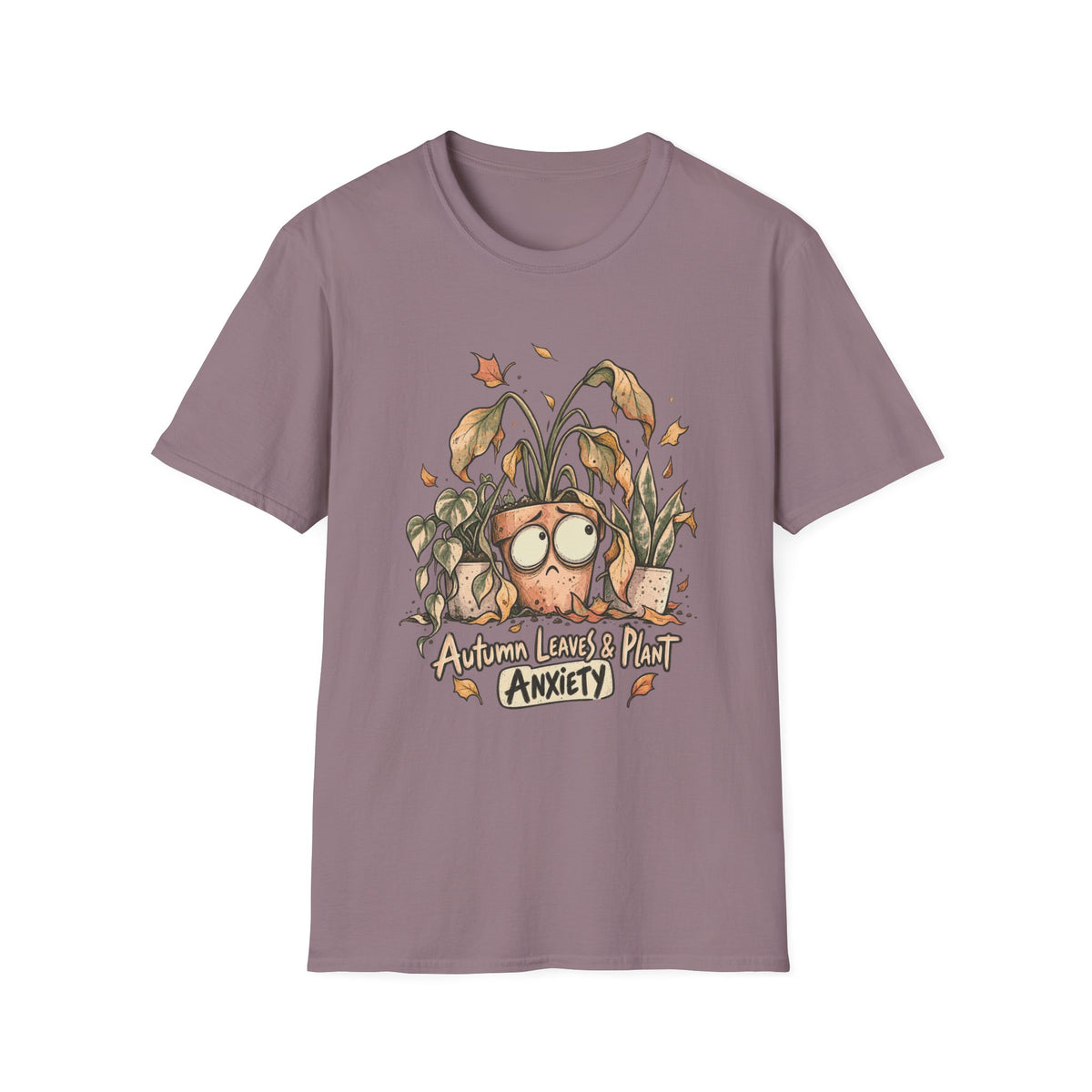 Autumn Leaves & Plant Anxiety T-Shirt