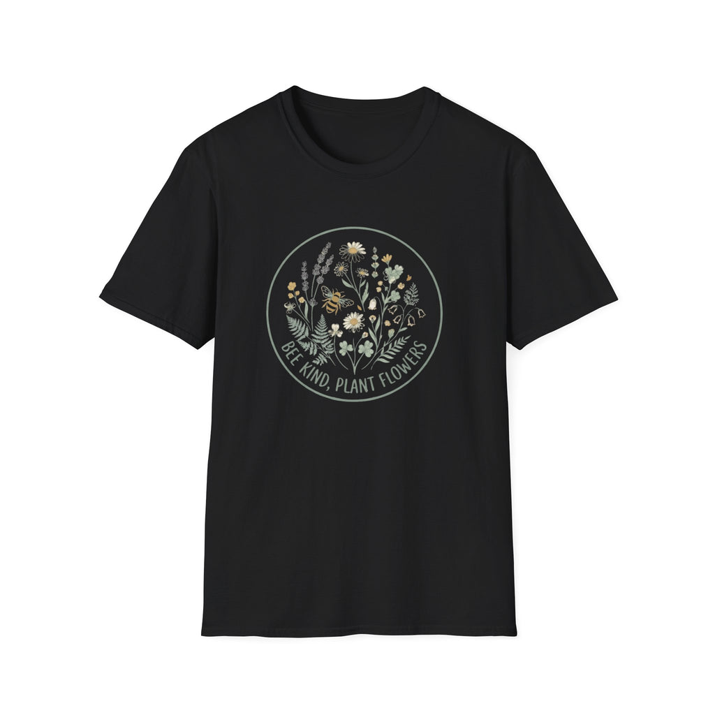 Floral Bee Garden T-Shirt