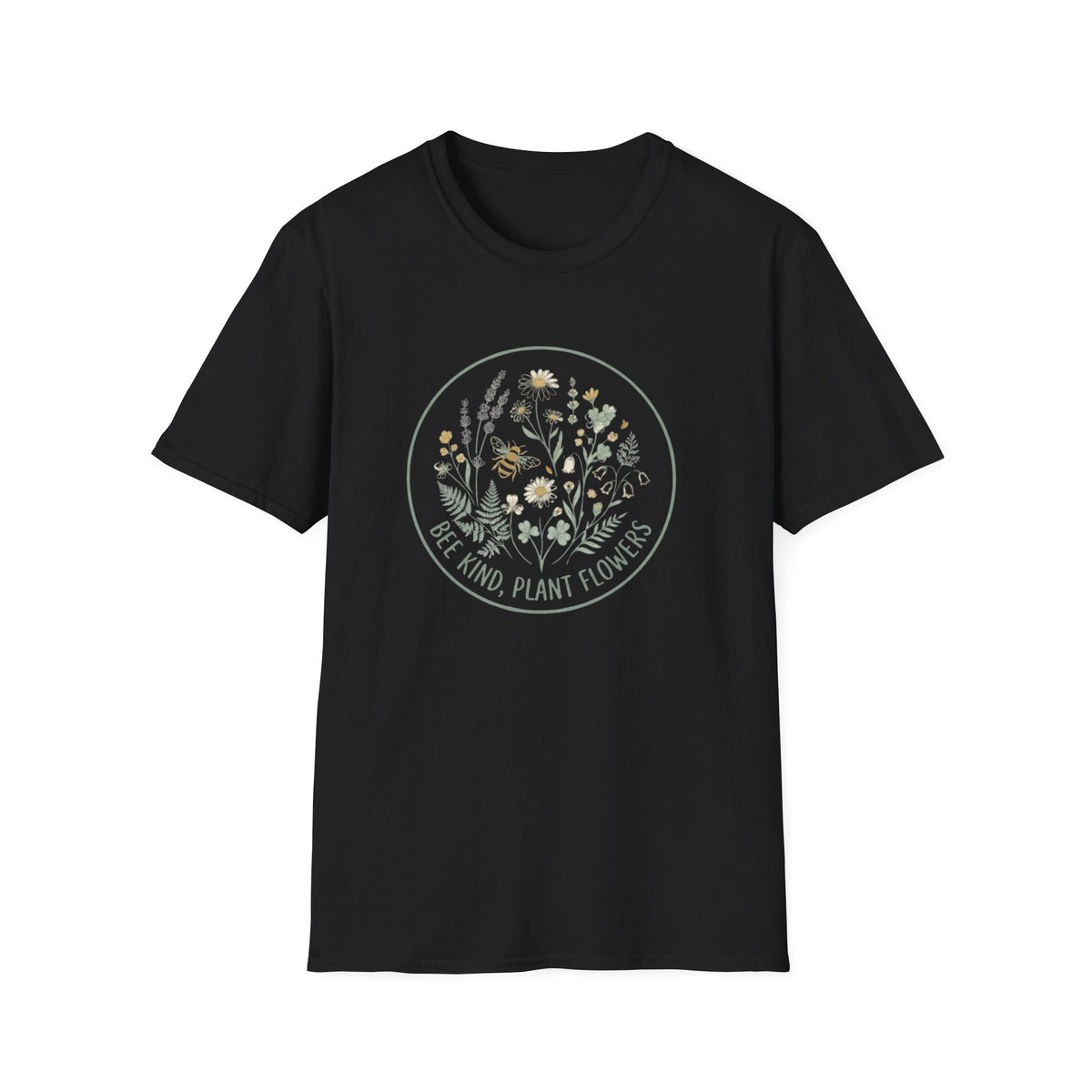Floral Bee Garden T-Shirt