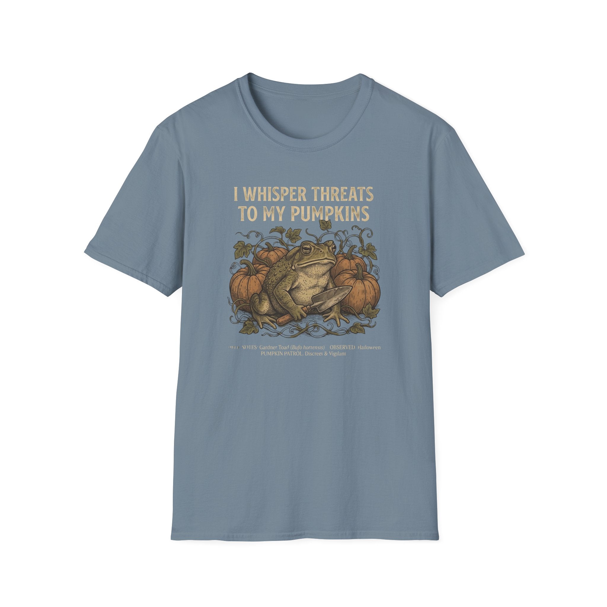 I Whisper Threats To My Pumpkins T-Shirt