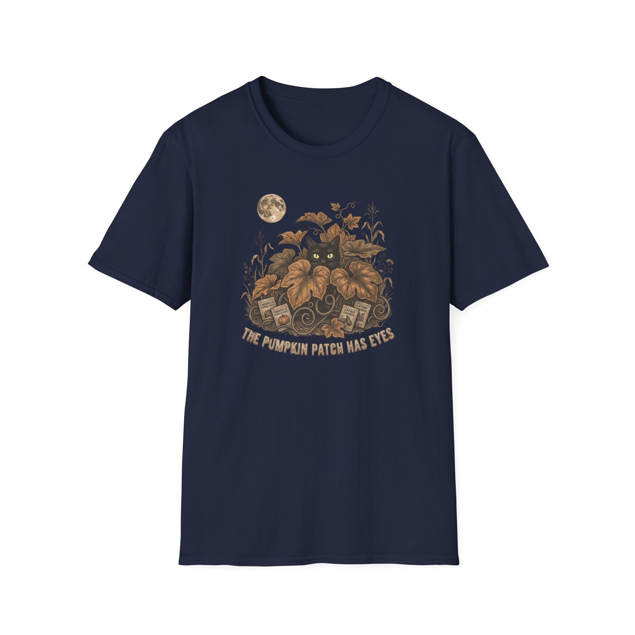 Halloween Cat Pumpkin Patch T-Shirt