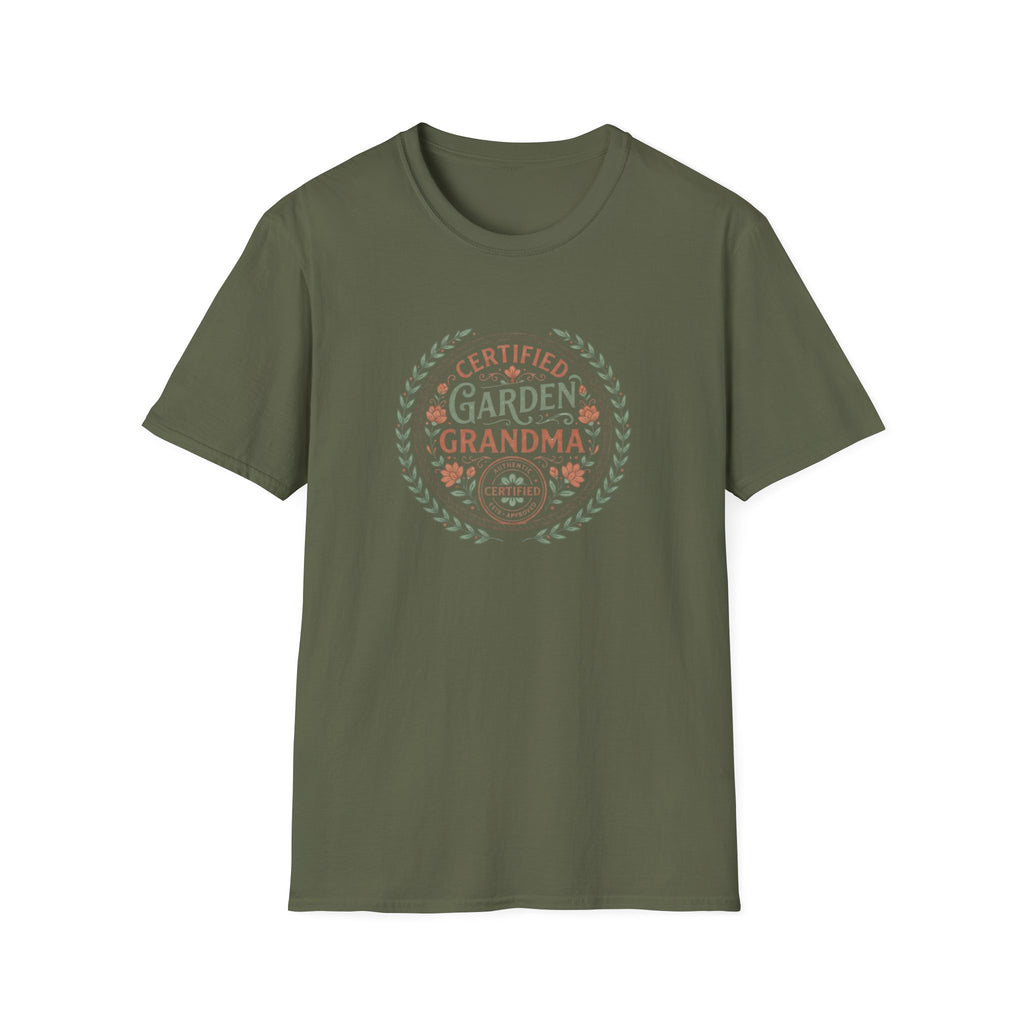 Floral T-Shirt for Grandmothers