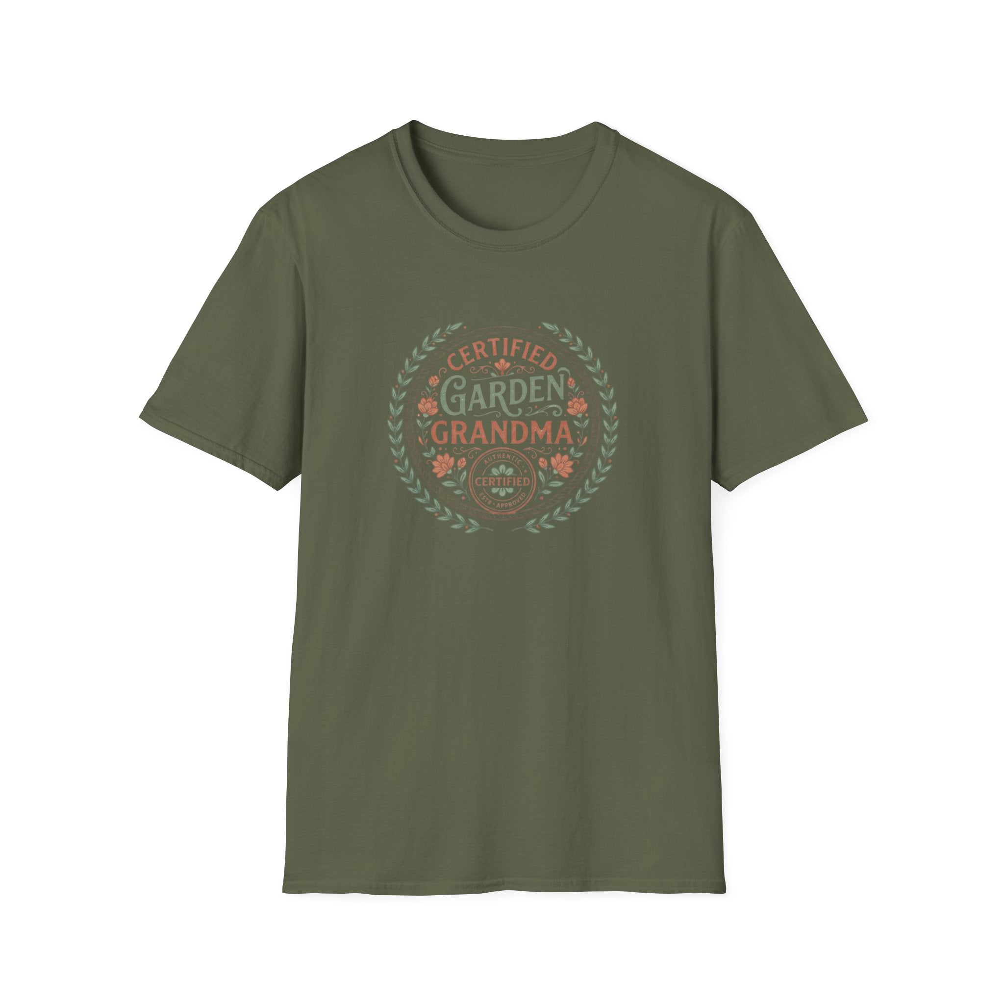 Floral T-Shirt for Grandmothers