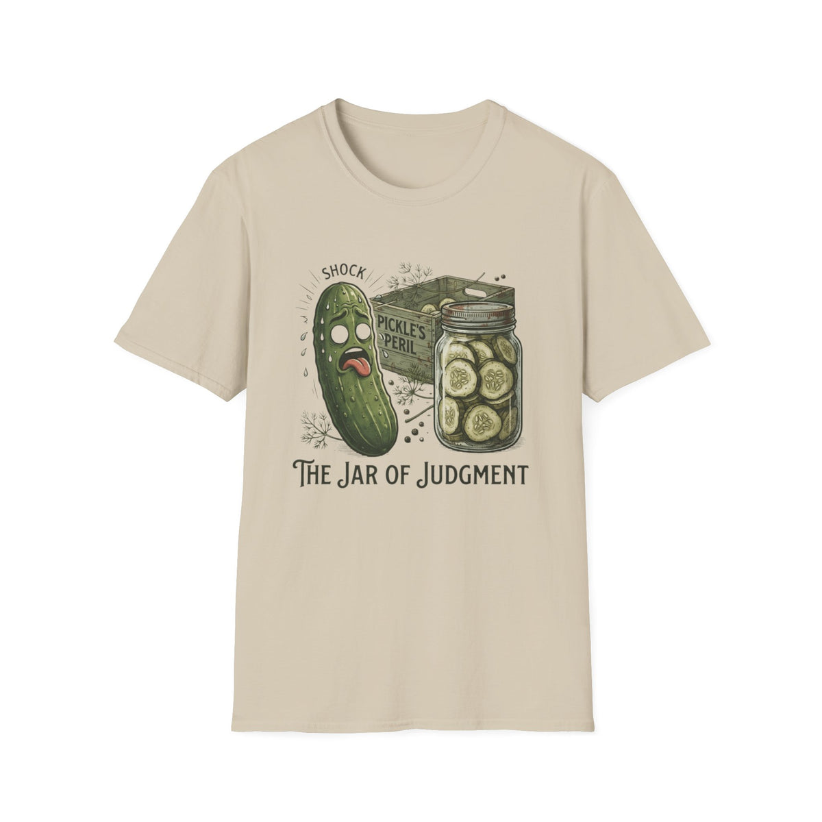 Jar of Judgment Pickle Tee