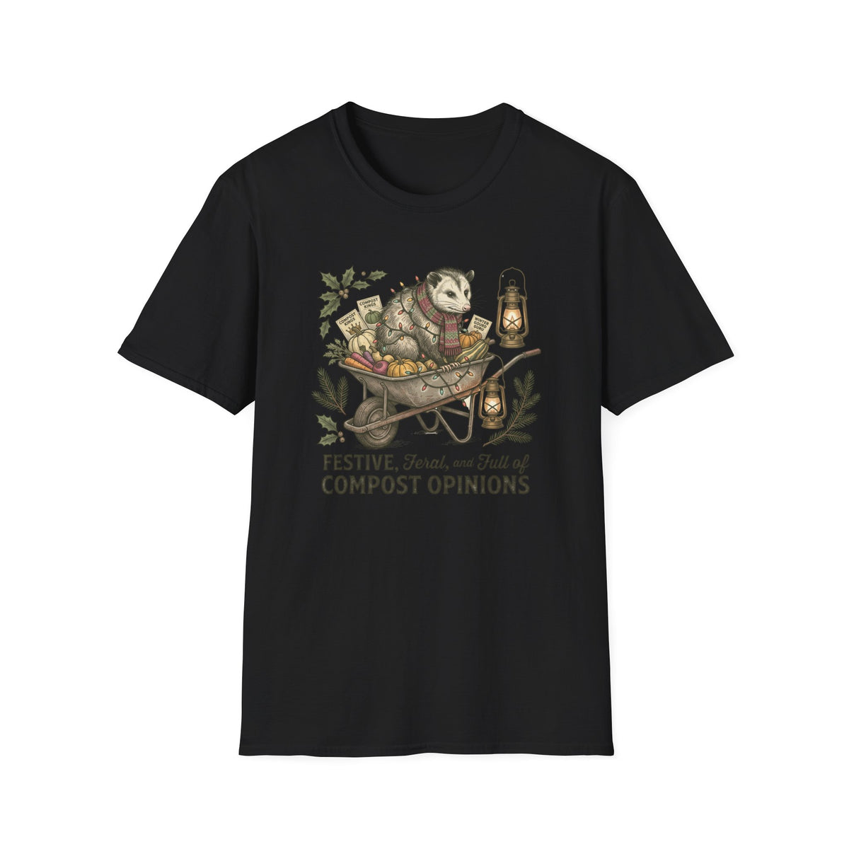 Festive Compost Opinions T-Shirt