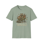 Raccoon Wheelbarrow Pumpkin T-Shirt