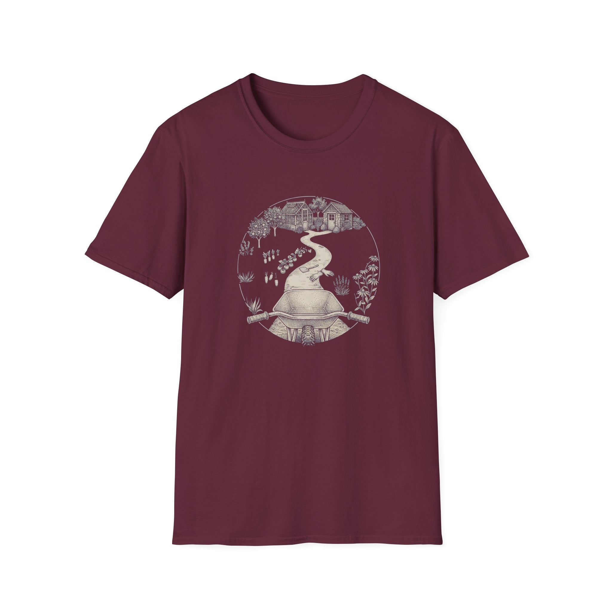 Cottage Path Graphic T-Shirt