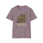 Raccoon Wheelbarrow Pumpkin T-Shirt