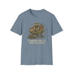 Raccoon Wheelbarrow Pumpkin T-Shirt
