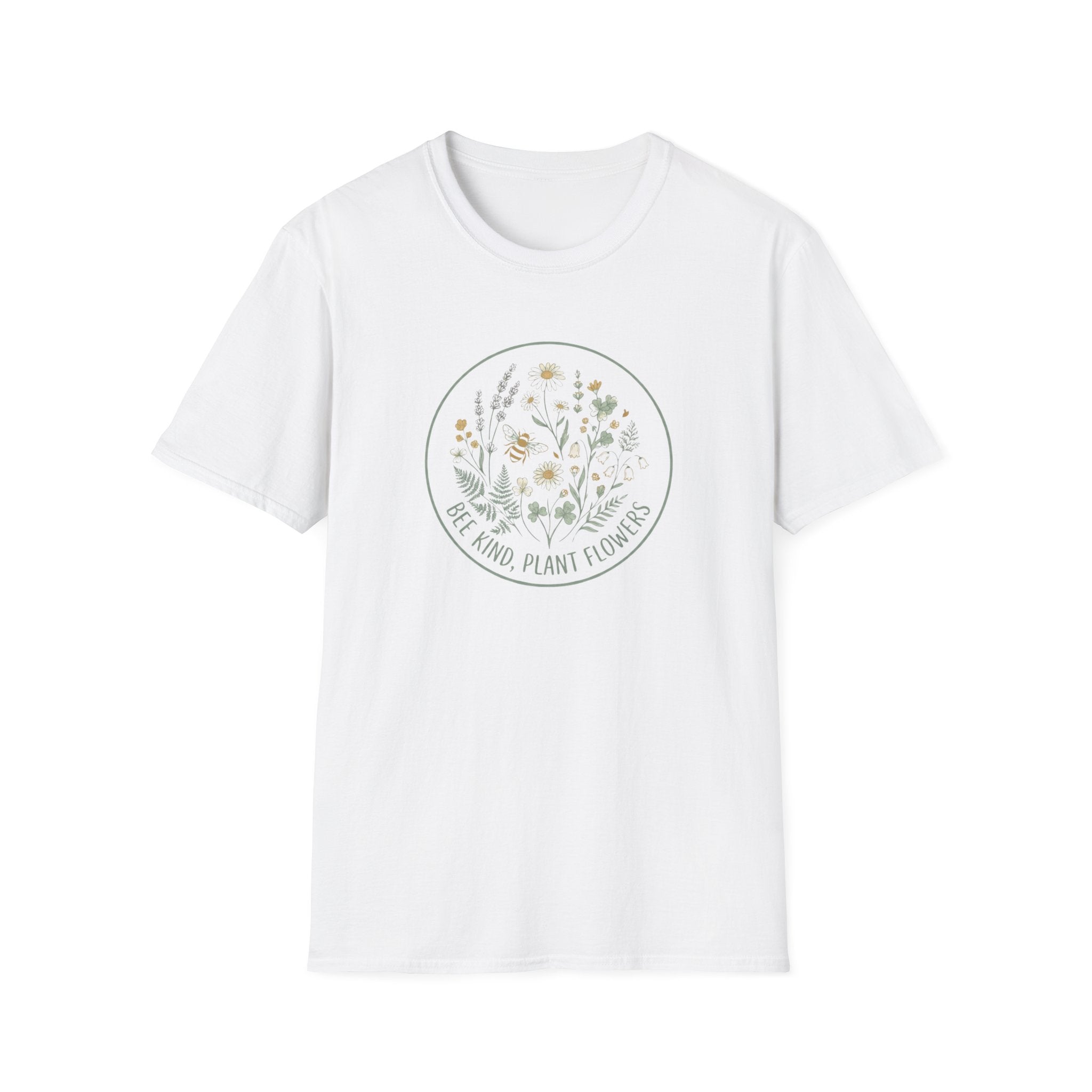 Floral Bee Garden T-Shirt