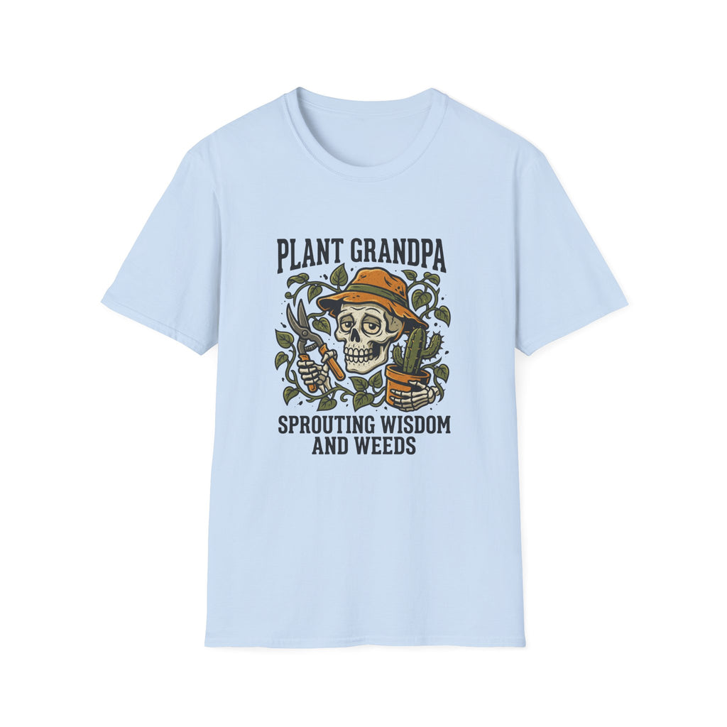 Skeleton Gardener Plant Grandpa T-Shirt