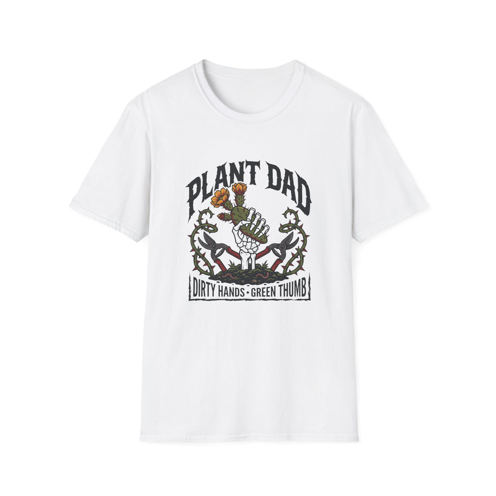 Skeleton Hand Holding Succulent, Plant Dad T-Shirt
