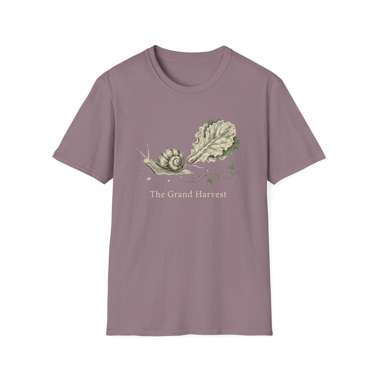 Snail & Kale Illustration T-Shirt