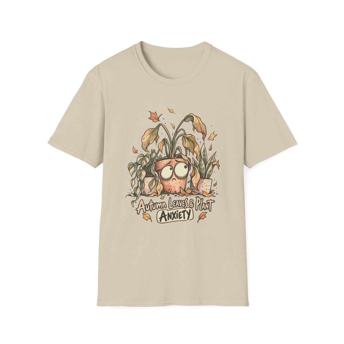 Autumn Leaves & Plant Anxiety T-Shirt