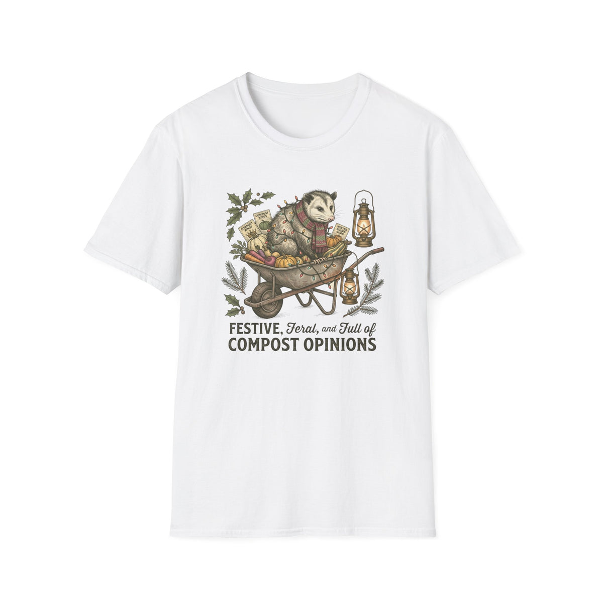 Festive Compost Opinions T-Shirt