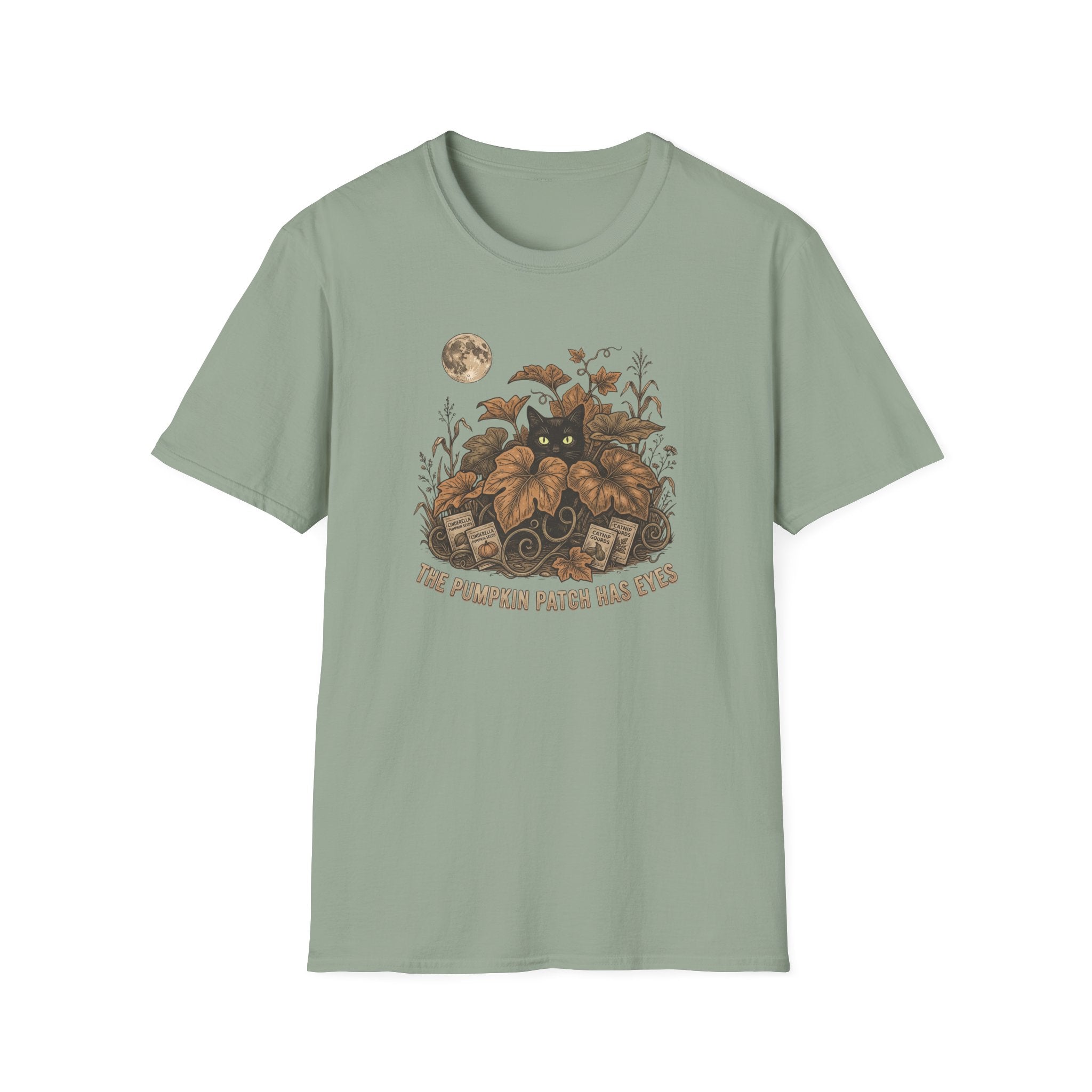 Halloween Cat Pumpkin Patch T-Shirt
