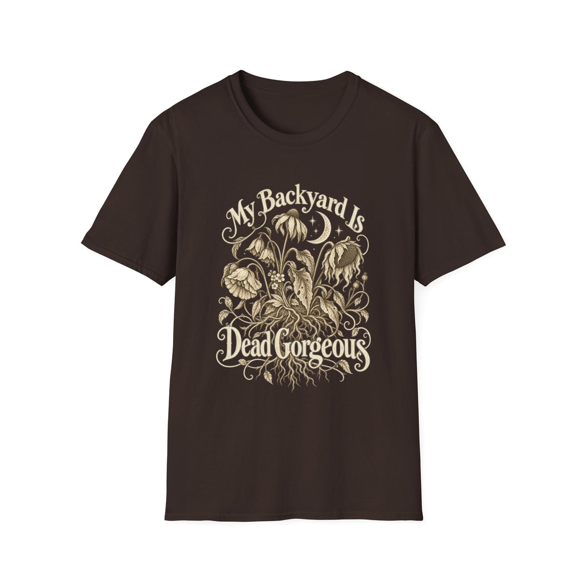 Gothic Floral Garden T-Shirt