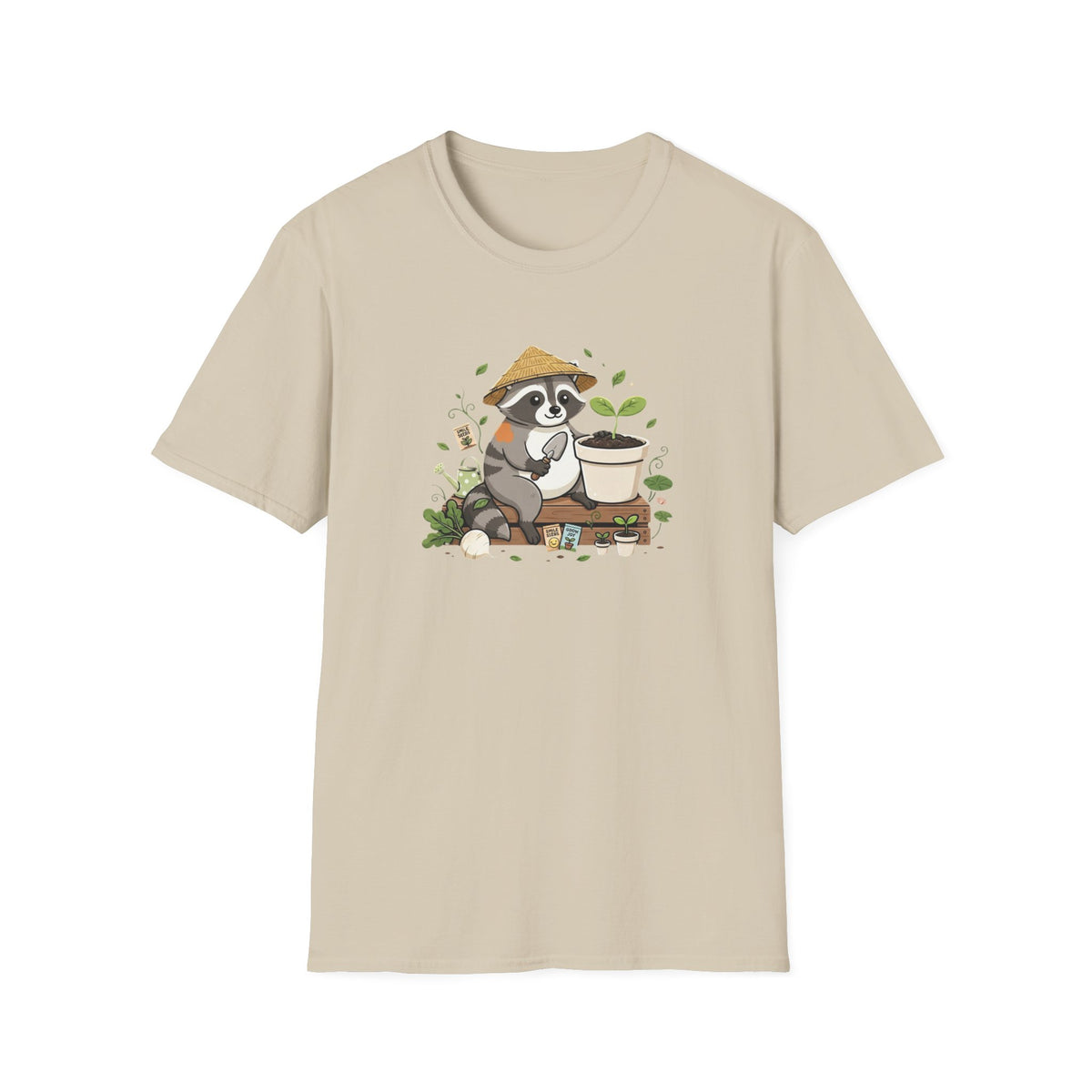 Raccoon Gardener T-Shirt