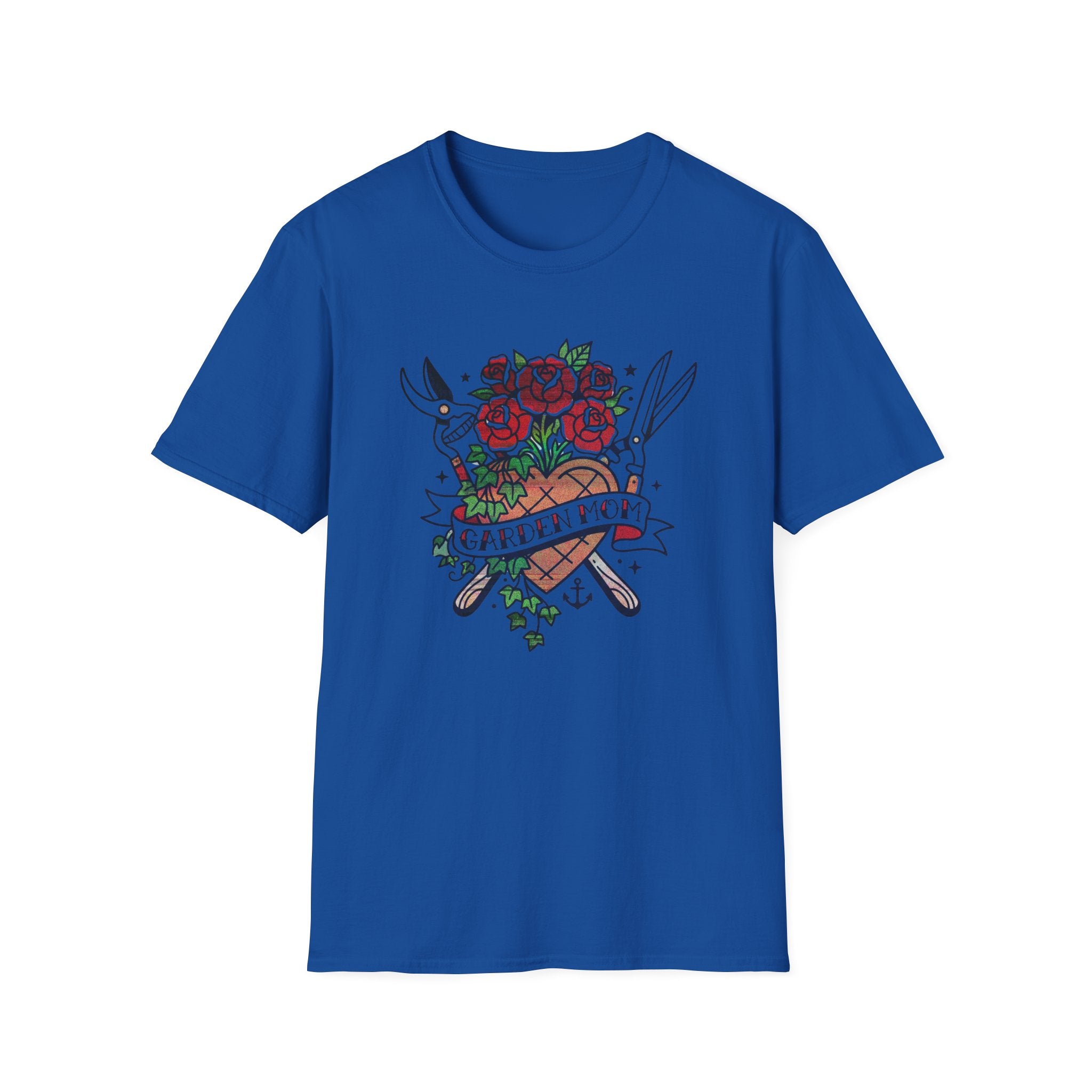 Floral Pruning Shears Garden Mom T-Shirt
