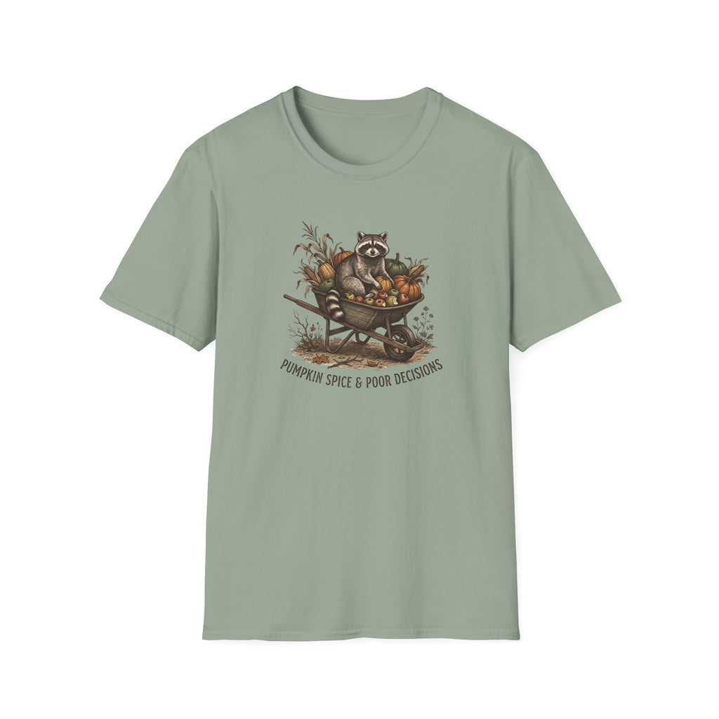 Raccoon Wheelbarrow T-Shirt