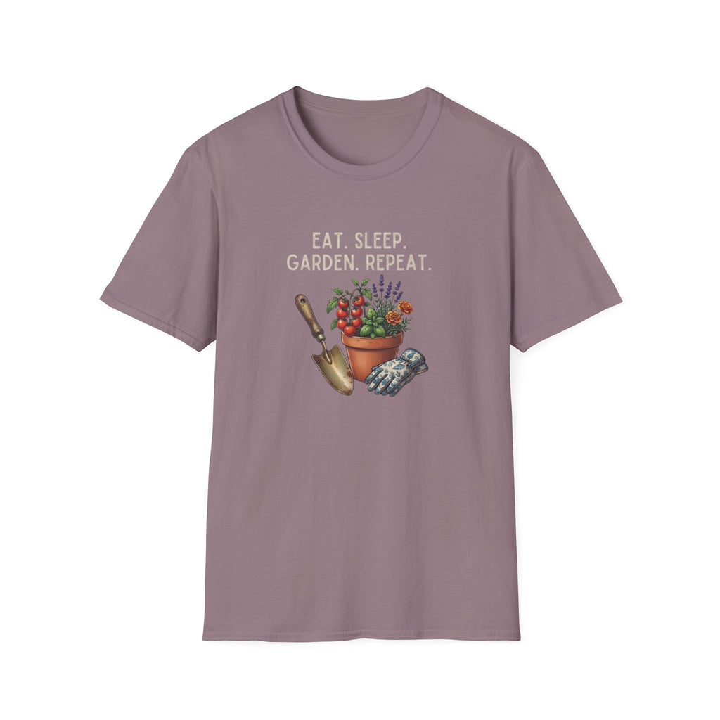 "Eat. Sleep. Garden. Repeat."T-Shirt