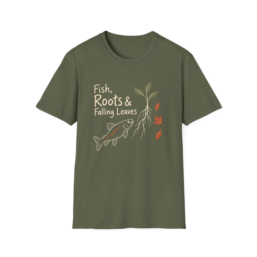 Fish, Roots & Falling Leaves T-Shirt