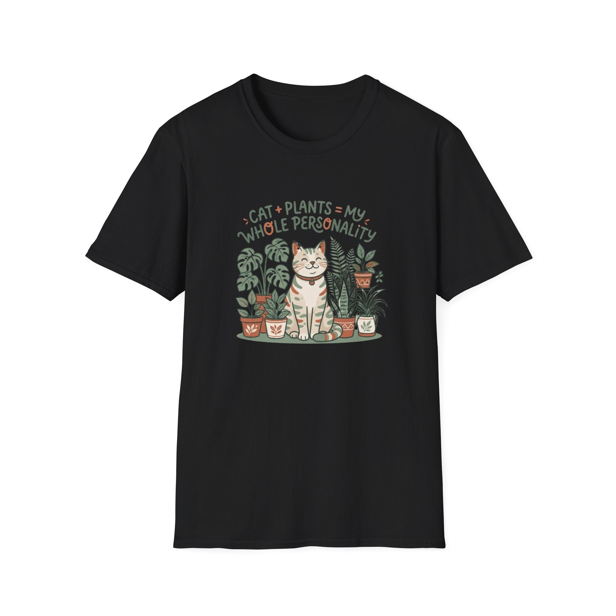 Cat + Plants T‑Shirt