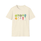 Watercolor Root Veggies Graphic T-Shirt