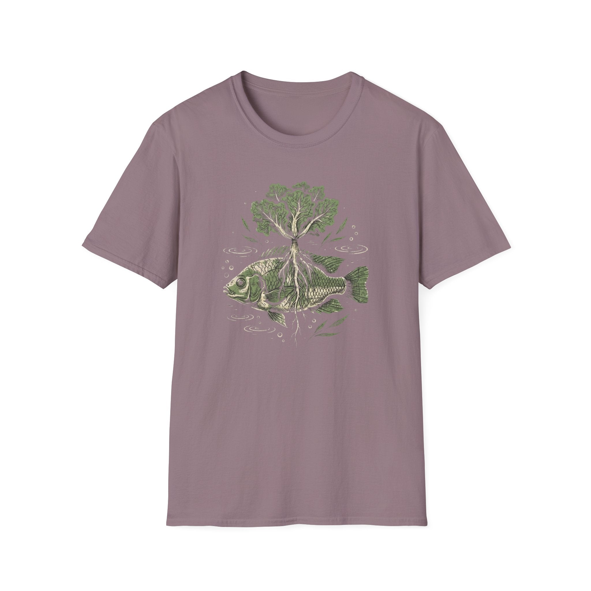 Fish & Tree Eco Graphic T-Shirt