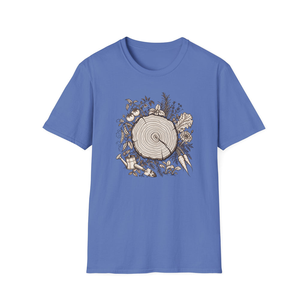 Nature Log Gardening Graphic T-shirt