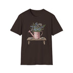 Floral Watering Can T-Shirt