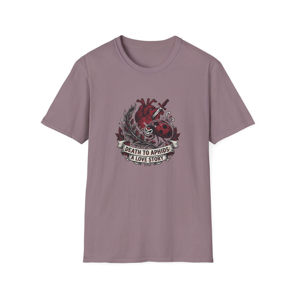 Anatomical Heart & Ladybug Tattoo Design T-Shirt