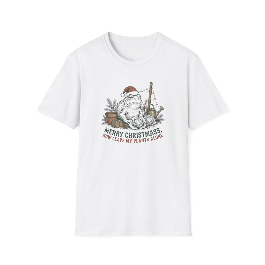 Merry Christmas Now Leave My Plants Alone T-Shirt