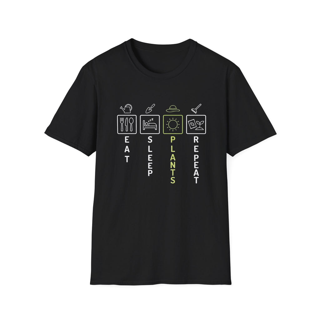 Eat Sleep Plants Repeat T-Shirt