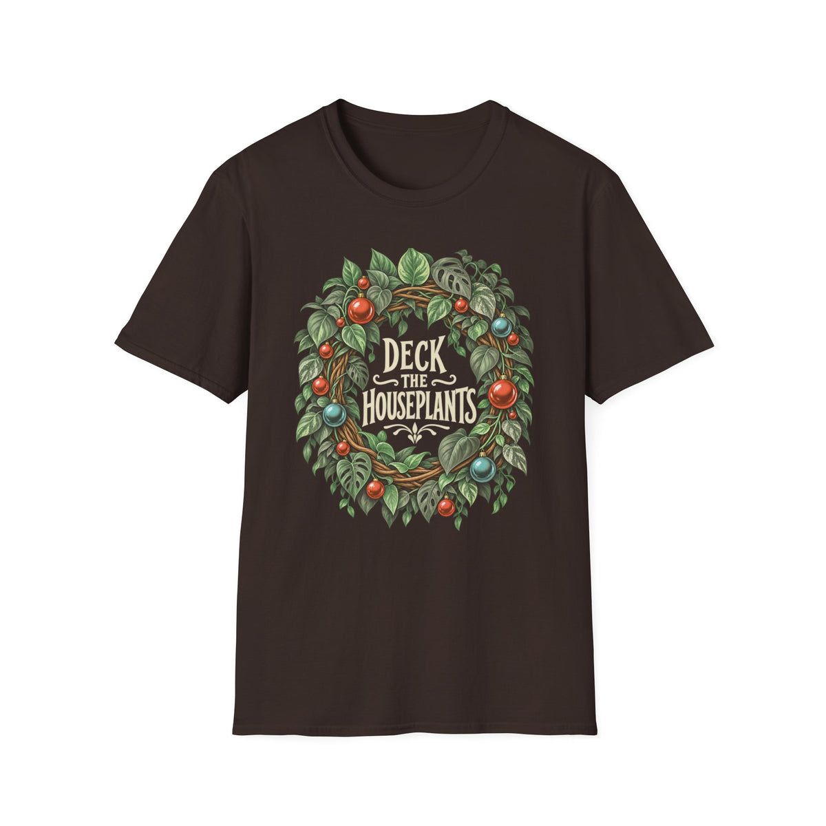 Deck the Houseplants Christmas Tee