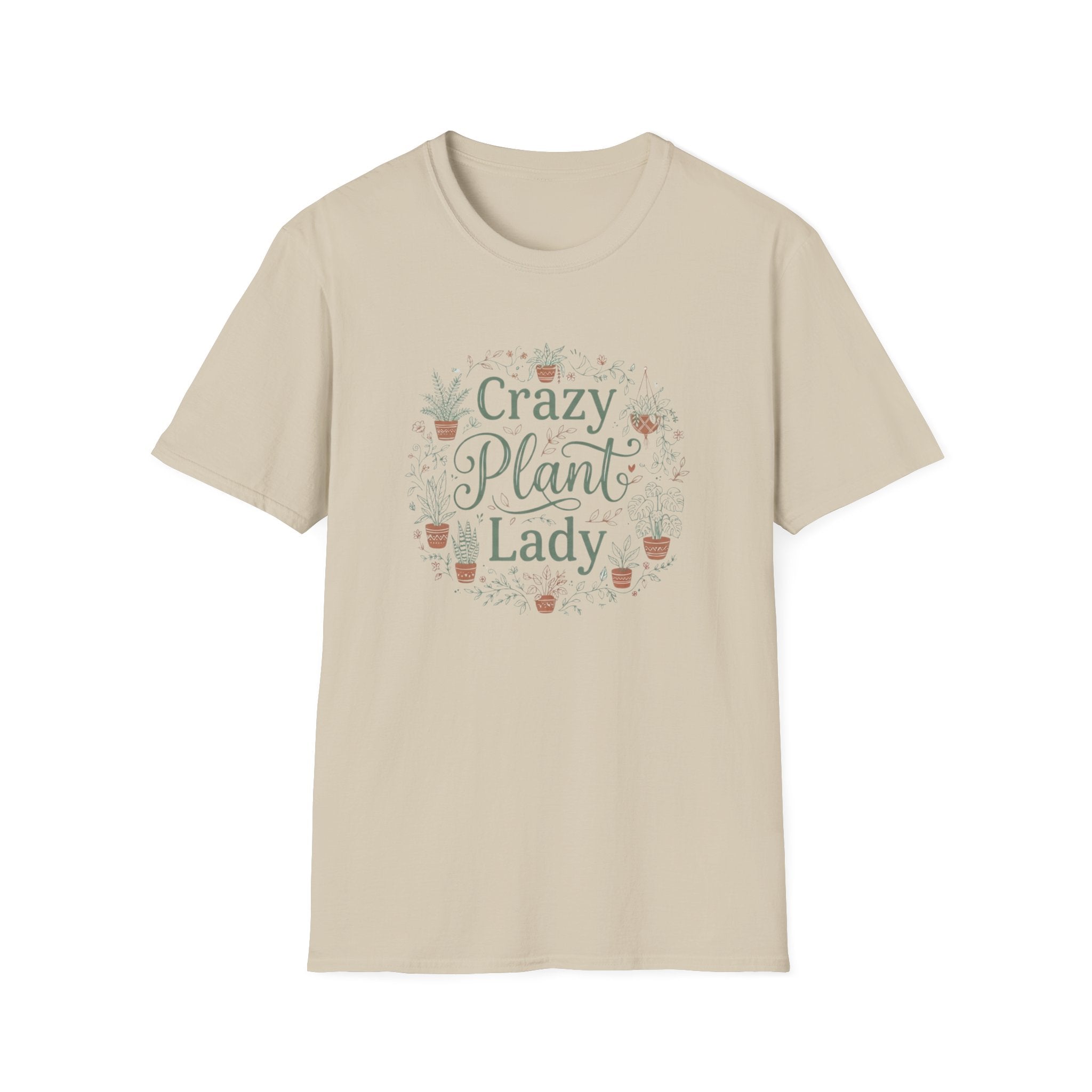 "Crazy Plant Lady" Plant T-Shirt