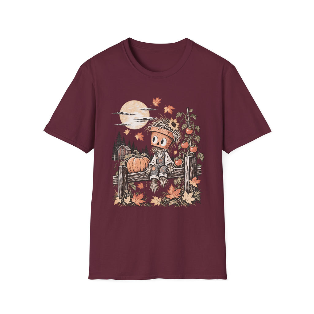 Autumn Moon & Falling Leaves Tee