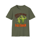 Funny Okra Muscle Graphic Tee