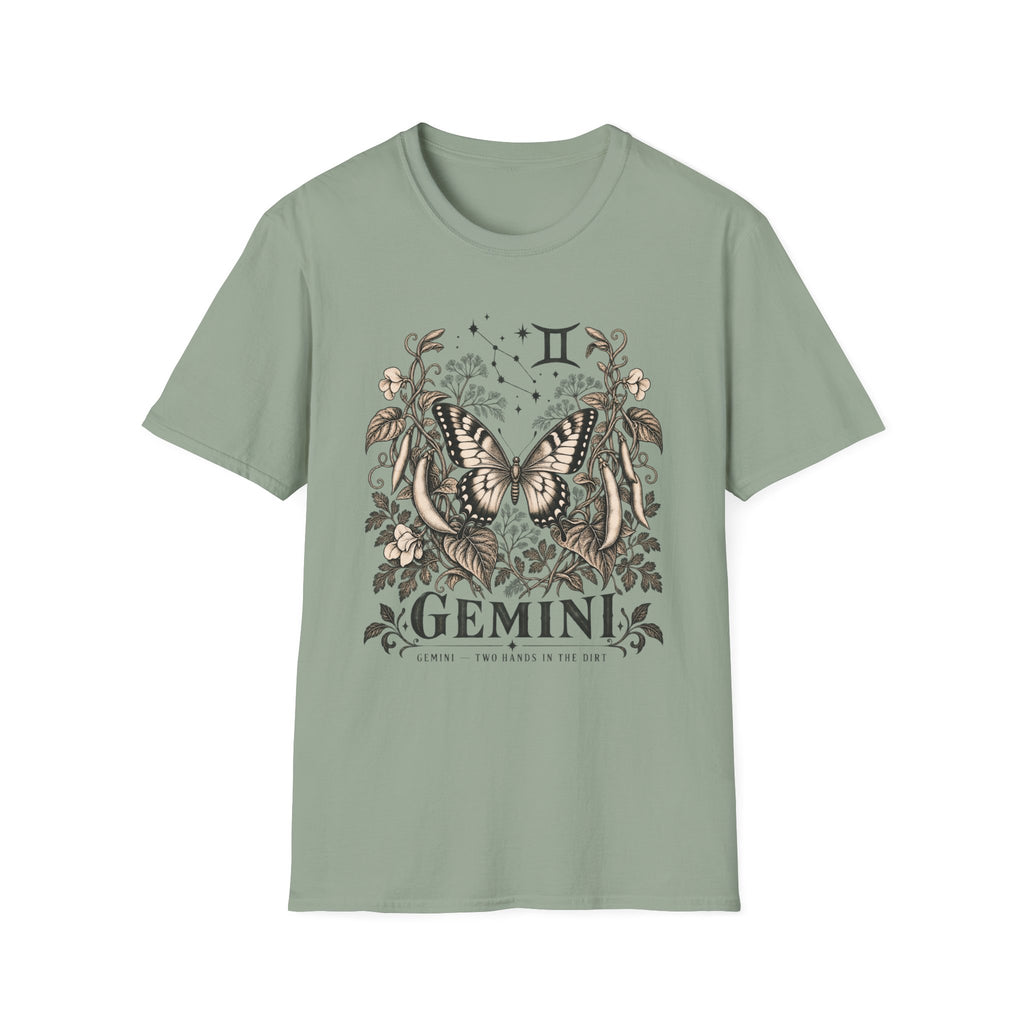 Gemini Zodiac Butterfly T-Shirt