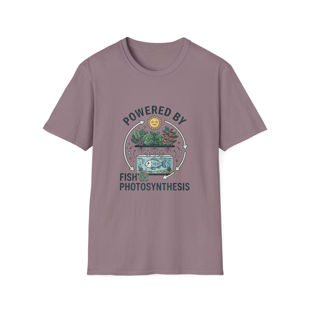 Powered by Tilapia and Pure Aquaponics T-Shirt