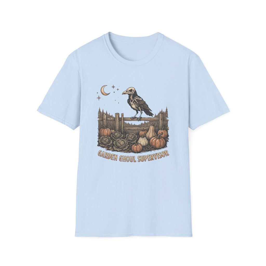 Crow Raven Pumpkin Patch T‑Shirt