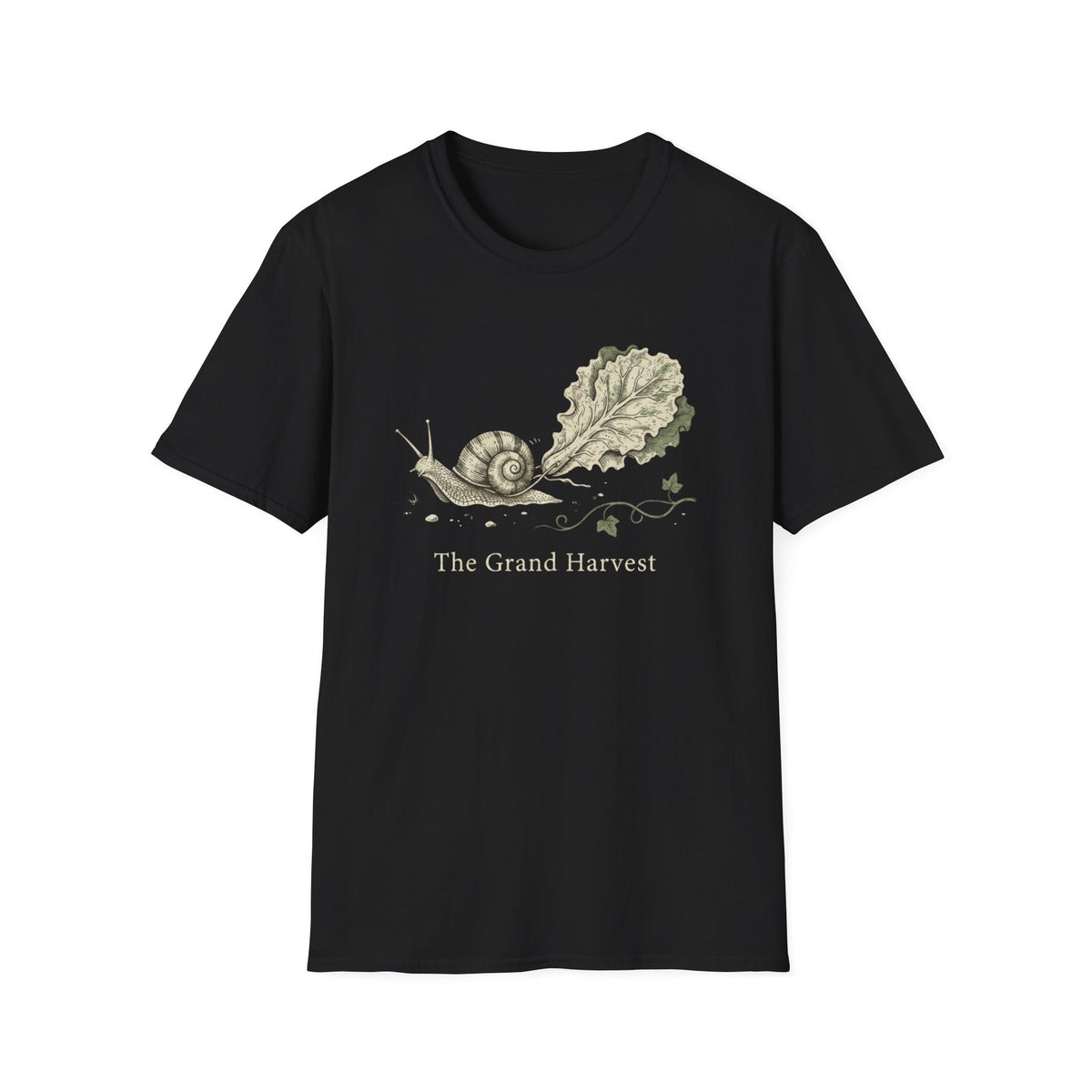 Snail & Kale Illustration T-Shirt