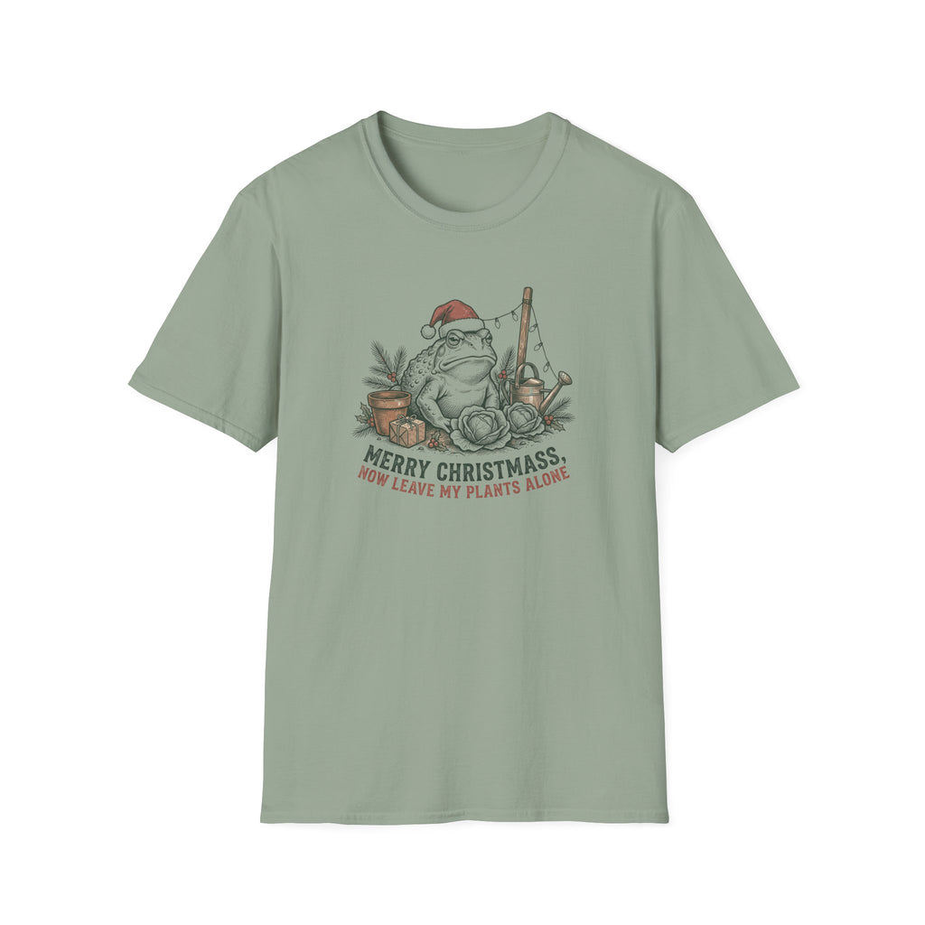 Merry Christmas Now Leave My Plants Alone T-Shirt