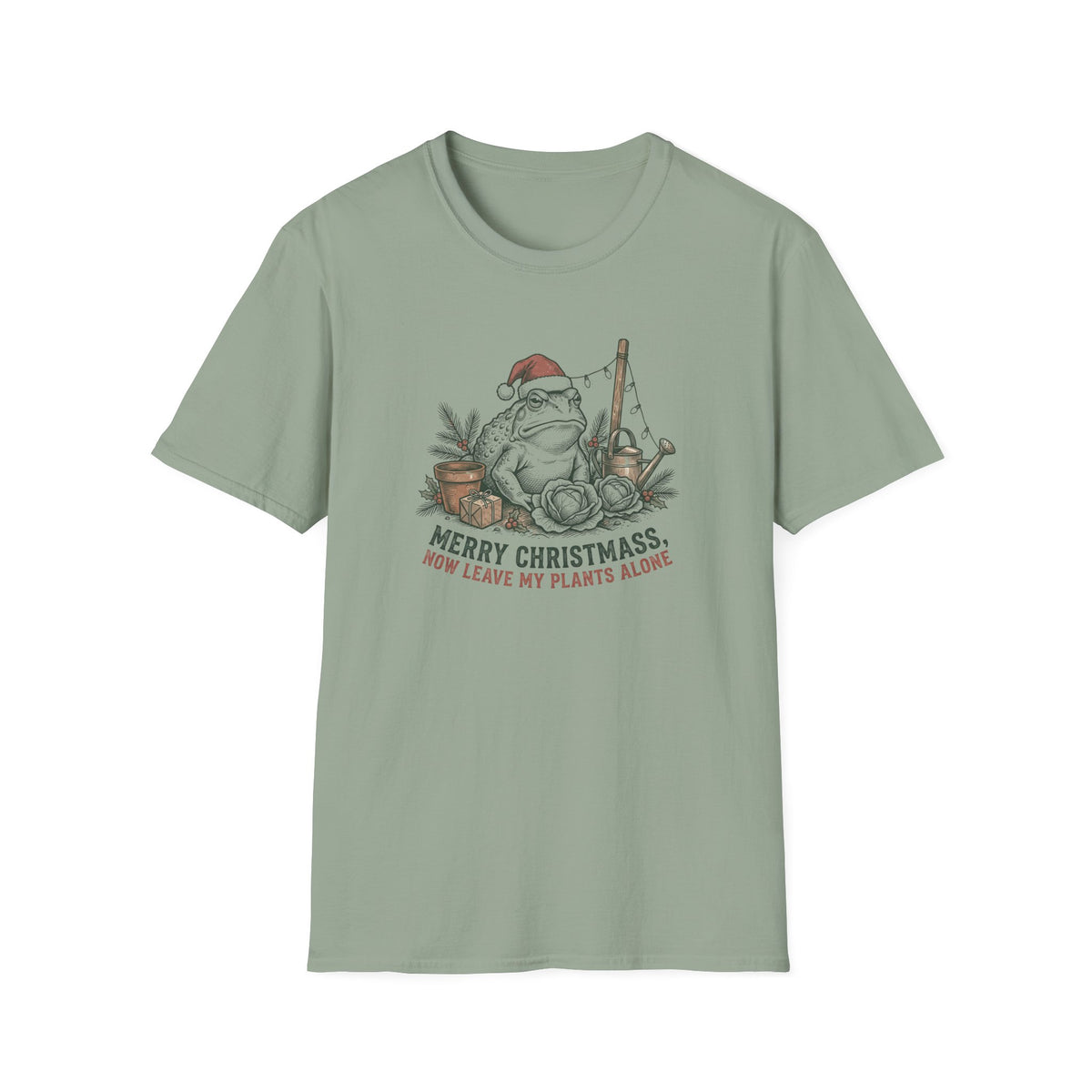 Merry Christmas Now Leave My Plants Alone T-Shirt