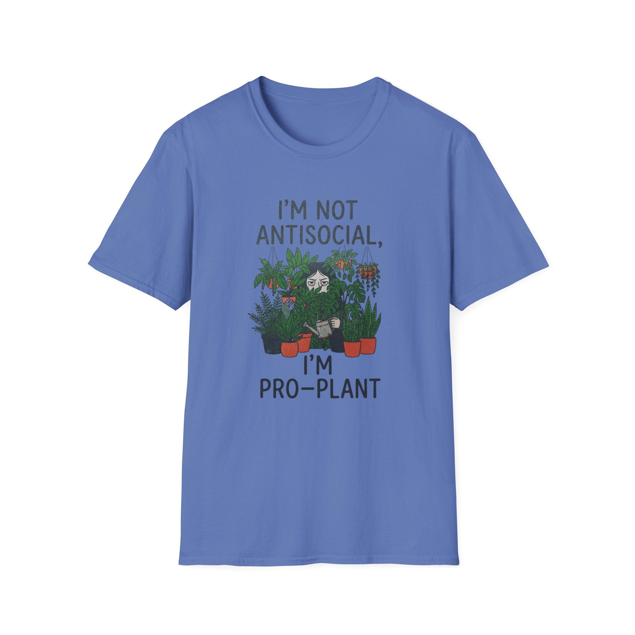 "I'm Not Antisocial, I'm Pro‑Plant" T-Shirt
