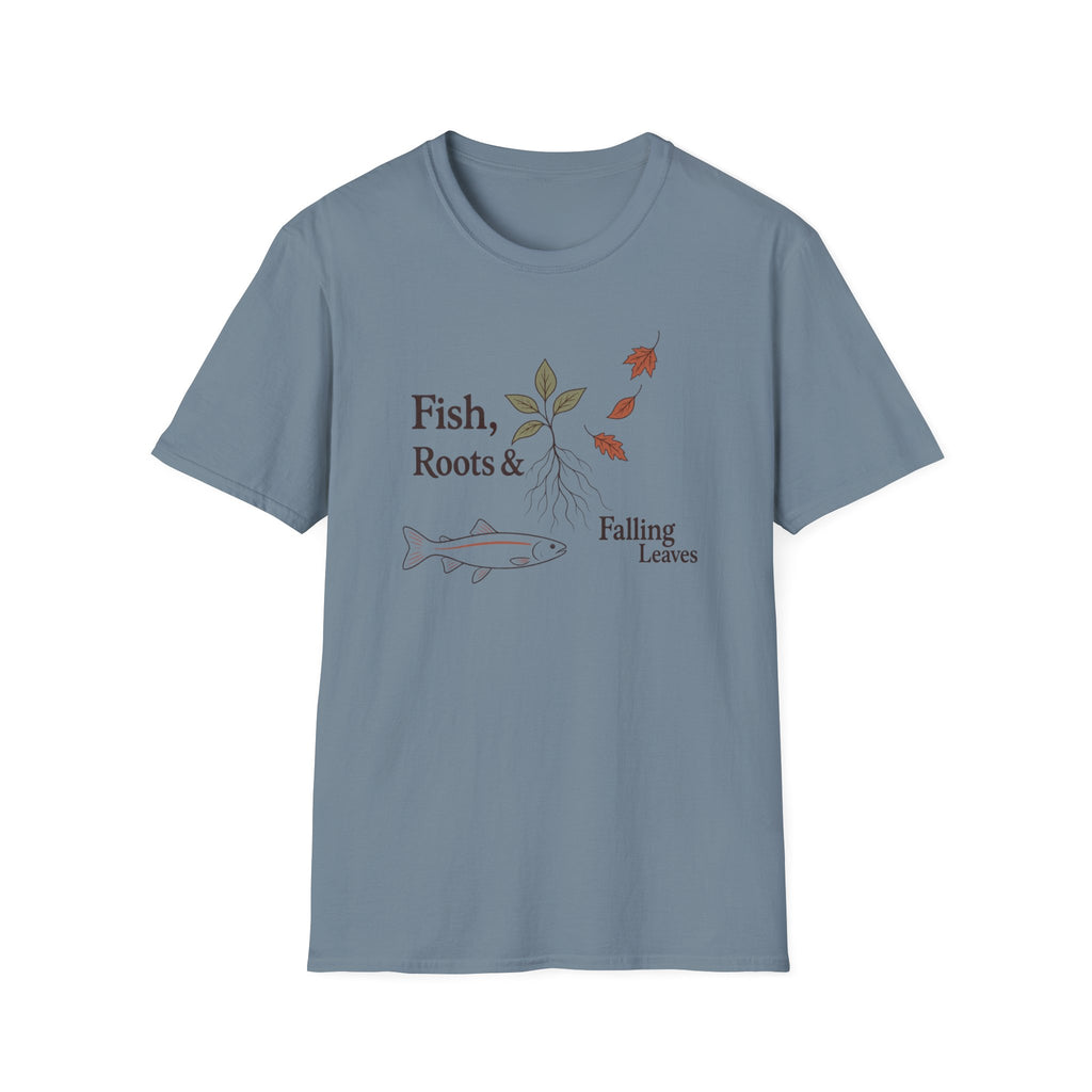 Fish, Roots & Falling Leaves T-Shirt