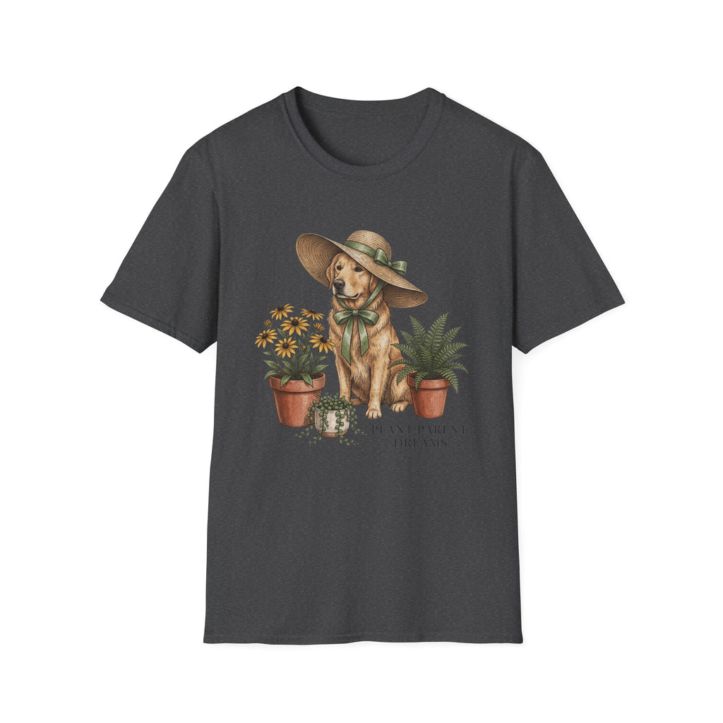 Dog in Sun Hat T‑Shirt
